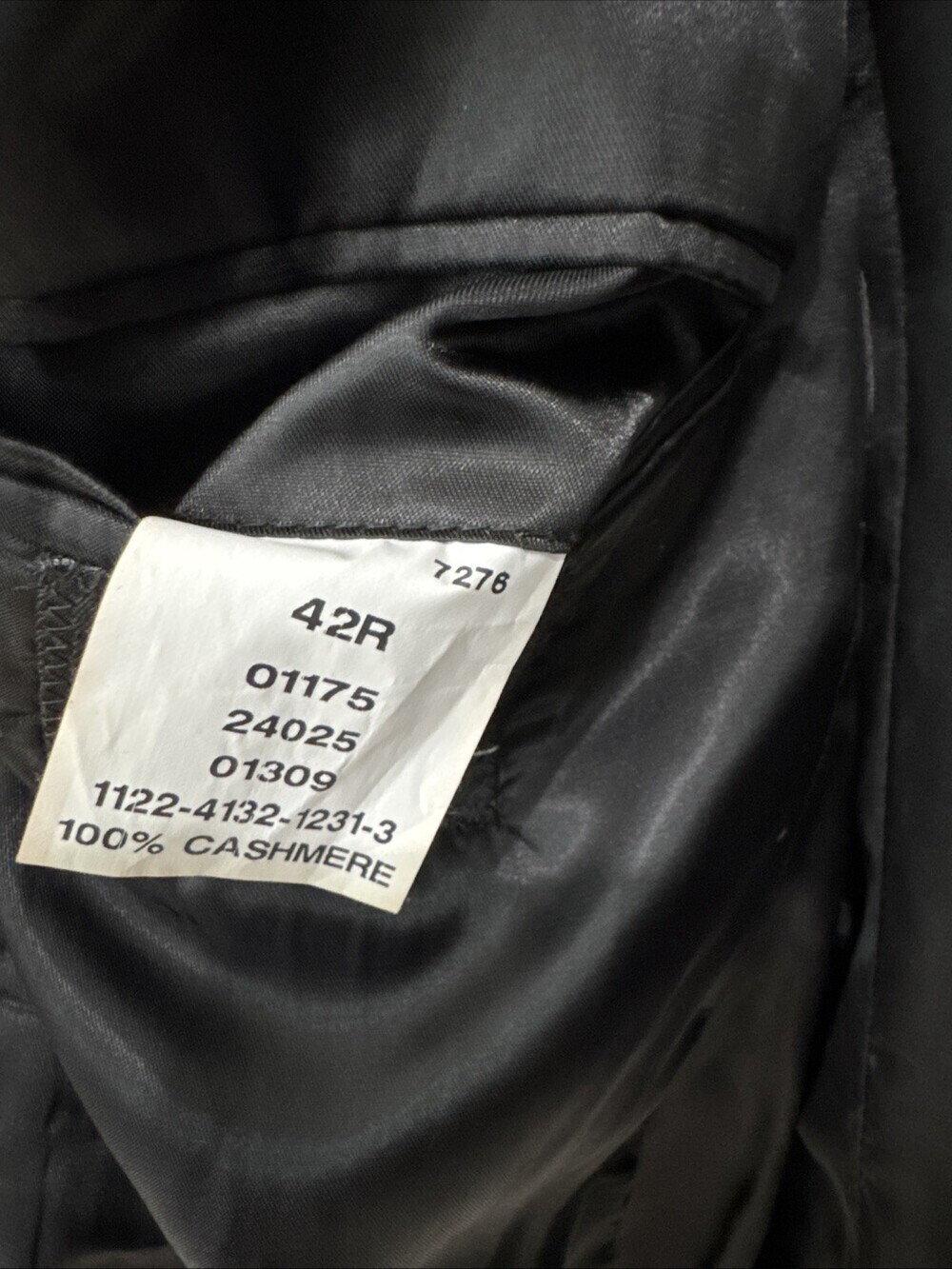 Jos. A. Bank Men's Dark Gray 100% Cashmere Suit Jacket Coat Blazer 42R - Picture 10 of 12